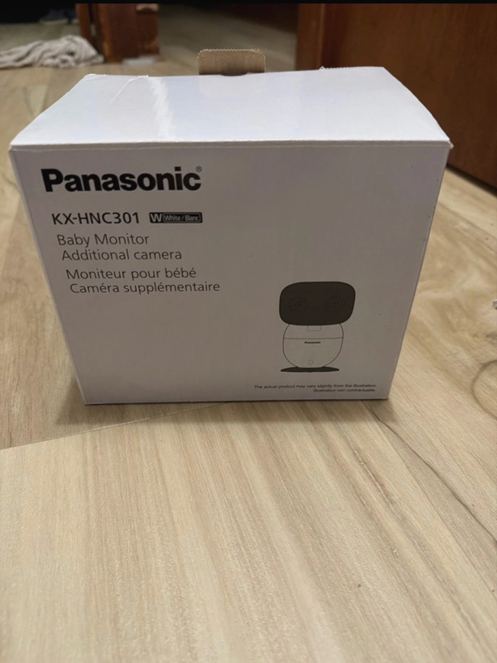 Panasonic White and Black Home Security Camera